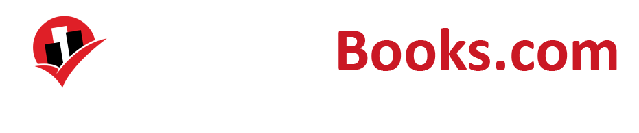 MonthlyBooks.com Logo White With Tagline